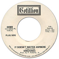 It Doesn't Matter Anymore - Cotillion