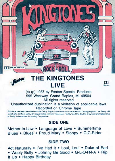 The Kingtones Live - 1987