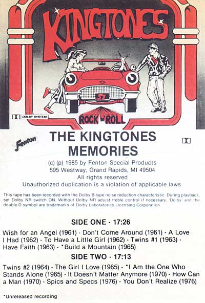 The Kingtones Memories - 1990